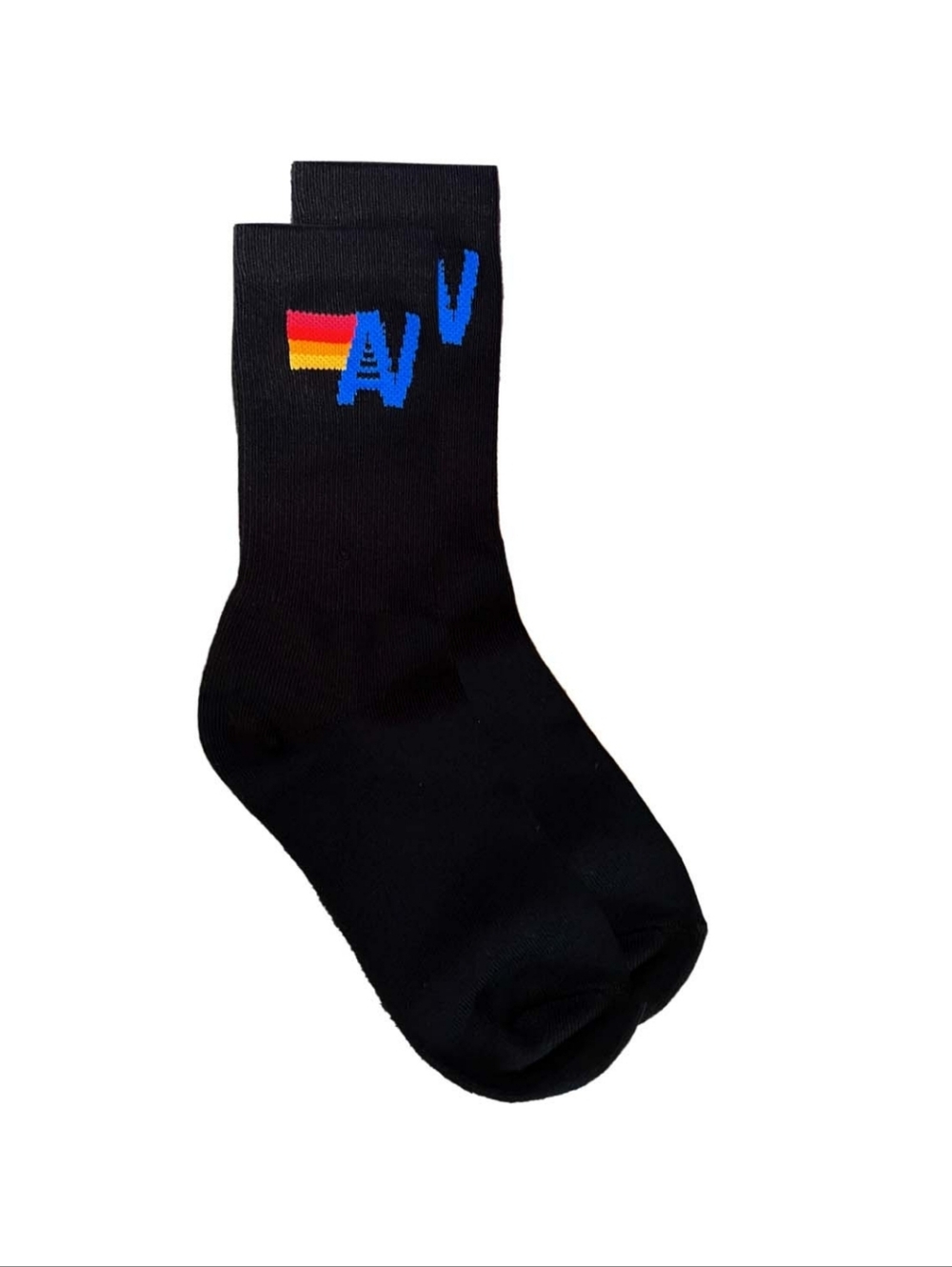 Aviator Nation NEW! Logo Socks in Black Size S/M